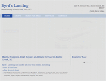 Tablet Screenshot of byrdslanding.com